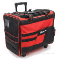 Empty Indoor  / Outdoor Polyester Tool Bag With Wheels Silk Screen Printing